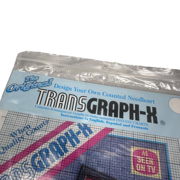 TransGraph-X Design Your Own Counted Needleart Kit 6 Sheets with Instructions - Picture 3 of 5
